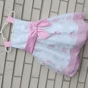 Jenny & Me dress/Pink/white